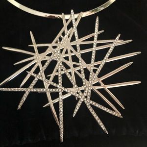 Sassy Jones Silver Origami Necklace and Studs!